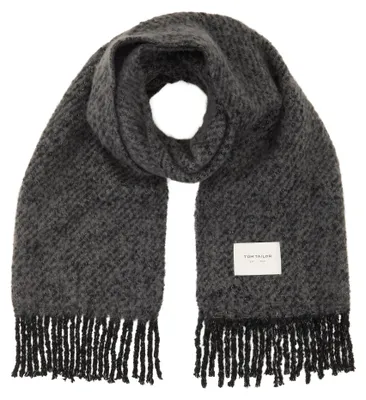 Produktbild von Tom Tailor voluminöser Winterschal aus Polyester mit Fransen