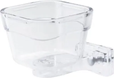 Produktbild von Duvo+ Napf für Papageien Transparent, Maße: 12 x 12 x 6,5 cm