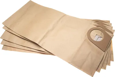 Produktbild von vhbw 5x Staubbeutel Ersatz für Bosch 1609201628 für Staubsauger - 50,1cm x 22,7cm Sandfarben