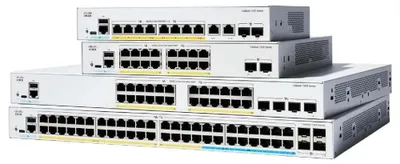 Zdjęcie produktu dla Cisco Catalyst 1300, Zarządzany, L2, Gigabit Ethernet (10/100/1000), Możliwości montowania w stelażu