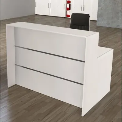 Produktbild von Linear-Theke Bari BxHxT 140x112x80cm weiß