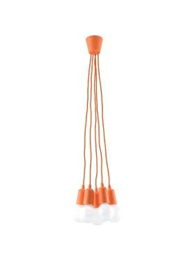 Zdjęcie produktu dla Lampa wisząca DIEGO 5 pomarańczowy SL.0586 Sollux