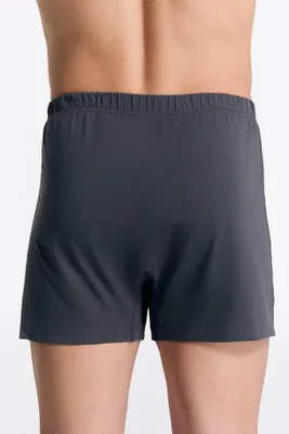 Produktbild von Bio-Baumwoll-Boxershorts mit Holzknopf - 3er Pack