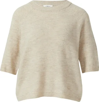 Produktbild von s.Oliver Kurzarm Pullover Alpakamix Relaxed Fit