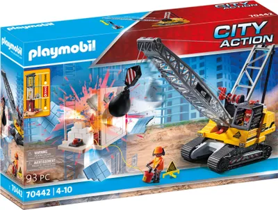 Produktbild von PLAYMOBIL City Action 70442 Seilbagger mit Bauteil