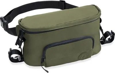 Produktbild von Famanu 2-in-1 Hüfttasche und Kinderwagenorganizer - olivgrün
