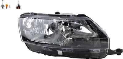 Produktbild von Scheinwerfer kompatibel zu Skoda Rapid 07/2012-04/17 Rechts Leuchtmittel 5JB941018 5JB941016 Johns