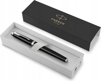 Produktbild von PARKER Füller IM     Lacquer Black                    F Blau Geschenkbox
