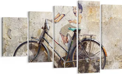 Produktbild von Bild auf Leinwand - Leinwandbild - Graffiti modern - 100x60cm - Wand Bild - Wanddeko - Wandbilder - Leinwanddruck - Bilder - Kunstdruck - Wanddekoration - Leinwand bilder - Wandkunst - EG100x60-3617