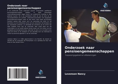 Produktbild von Onderzoek naar pensioengemeenschappen