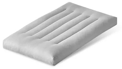 Image de Coussin ergonomique en mousse à mémoire de forme pour le cou, conçu pour soulager les douleurs cervicales (46x72 cm, gris)