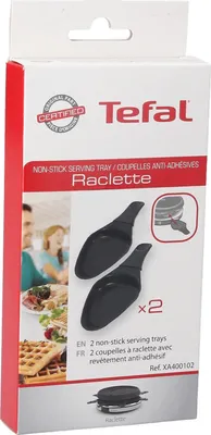Produktbild von Tefal XA400102 Raclette-Zubehör 2 ovale Schalen mit Electric-Beschichtung (7,82)
