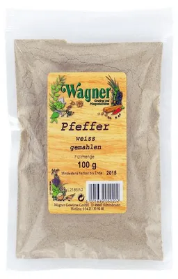 Produktbild von Pfeffer weiß gemahlen