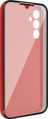 Produktbild von Avizar, Rundumhülle hart hinten vorn weich für Galaxy A34 5G, Rot