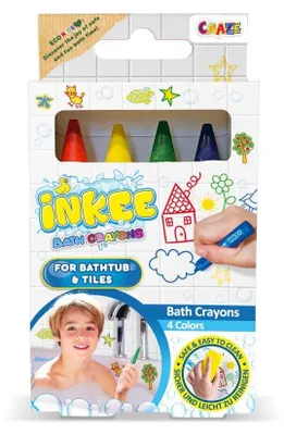 Obrázek produktu pro CRAZE Malstifte, Barva do koupele, Chlapec/děvče, Modrá, Zelená, Červená, Žlutá