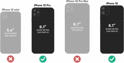 Produktbild von Handyhülle Otterbox iPhone 12/iPhone 12 Pro Durchsichtig