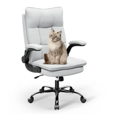 Produktbild von Bürostuhl Ergonomisch,Schreibtischstuhl,Atmungsaktiver Stoff & Hohe Rückenlehne,Höhenverstellbar & Wippfunktion