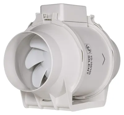 Produktbild von THERMEX 210.34.3316.2, Leitung, Badezimmer, Toilette, Weiß, Thermoplast, IP44, 180 m³/h