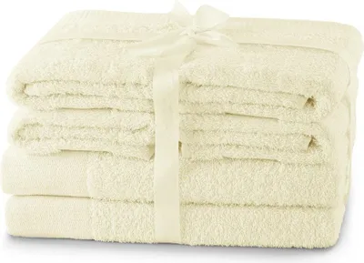 Zdjęcie produktu dla Zestaw Ręczników 2*70x140 + 4*50x100 Ecru AmeliaHome