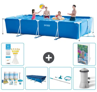 Obrázek produktu pro Obdélníkový bazén s rámem - 450 x 220 x 84 cm - 5 dílů, model S162