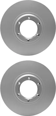 Produktbild von 2 Bremsscheiben innenbelüftet Ø 76 mm 24 mm HELLA für u.a. RENAULT TRAFIC