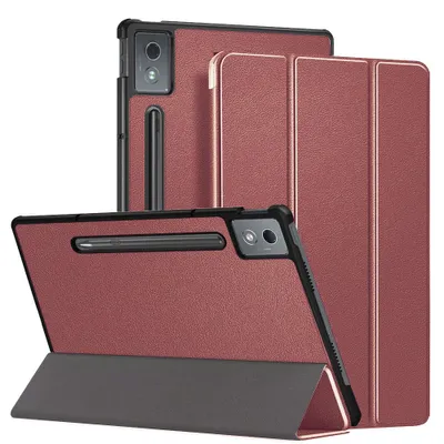 Produktbild von Techsuit - FoldPro Hülle für Lenovo Idea Tab Pro 12.7 (2025) - rot