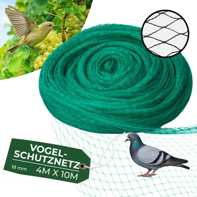 Produktbild von Netz Strend Pro, 4x10 m, Masche 18 mm, gegen Vögel, PE
