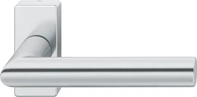 Produktbild von FSB Rahmentürdrücker 09 1076 Hochhaltefeder B eckige Rosette Edelstahl matt