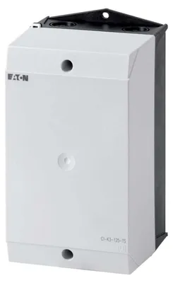 Image de Eaton Boîtier vide pour montage sur rail (L x H x P) 120 x 200 x 125 mm Gris clair (RAL 7035), noir (RAL 9005) CI-K (206884)