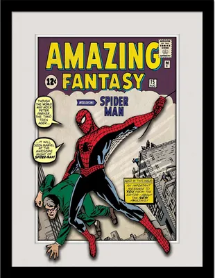 Produktbild von Spider-Man - Gerahmtes Poster "Breakout", Comic PM8740 (40 cm x 30 cm) (Bunt)
