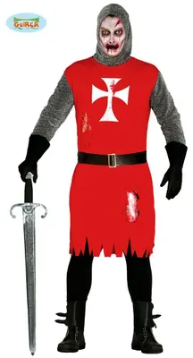 Produktbild von Zombie Kreuzritter Kostüm Gr. M/L, Größe:L