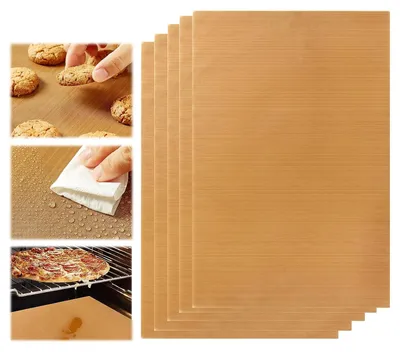 Obrázok produktu pre TRANKIELO® - 5 opakovateľne použiteľných fólií na pečenie, 30x40 cm - odolné voči teplu, vodotesné, šetrné k životnému prostrediu