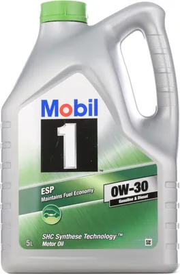 Produktbild von 5 Liter MOBIL 0W-30 1 ESP MB 229.31, MB 229.51, Porsche C30, VW 504 00, VW 507