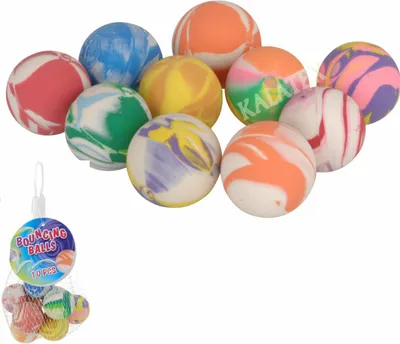 Image de Free and Easy Set de 10 peluches, environ 3 cm de diamètre chacune, dans un filet
