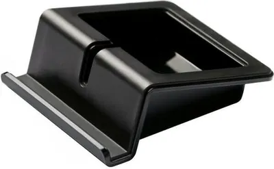 Immagine prodotto di HAN Tablet Stand UP - Supporto per tablet, supporto per tablet con superficie soft-grip, supporto per cavi e guscio interno, 92100-13, bianco-nero