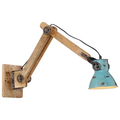 Obrázok produktu pre Nástenná lampa 25 W šmuhovaná modrá 96x15x20 cm E27