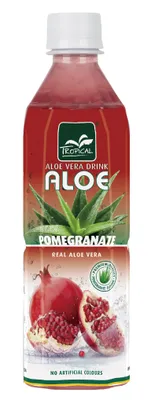 Produktbild von Tropical Aloe Vera Drink Granatapfel mit Pomegranategeschmack 500ml