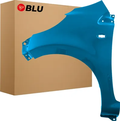 Produktbild von BLU Kotflügel Passend für Citroen C1 ELX Links Blau Blau Elektra Metallisch | 2005-2014 | Vorderseite Vorne | Lackiert | Einbaufertig