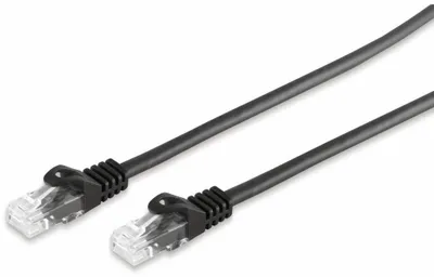 Produktbild von S/CONN maximum connectivity Netzwerkkabel-RJ45 Patchkabel U/UTP mitCat.7 Rohkabel schwarz 15m (08-35085)