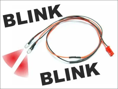 Produktbild von Pichler 2x LED Licht Kabel Blinkend Farbe Rot