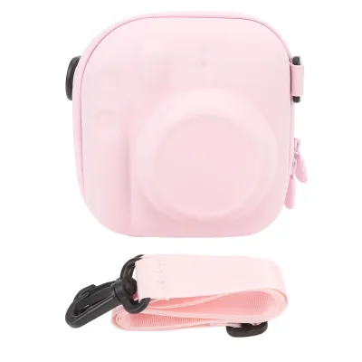 Obrázek produktu pro Ochranné pouzdro na fotoaparát, přenosná brašna na nošení fotoaparátu s nastavitelným ramenním popruhem, růžová, vhodné pro modely Mini 7+, 8, 9, 11, 12, 40
