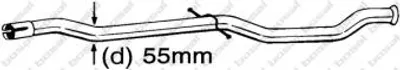 Produktbild von Bosal Reparaturrohr, Katalysator  889-545