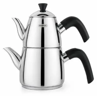 Produktbild von Mulex Teekannen-Set 1,5 l und 0,75 l aus 18/10-Edelstahl