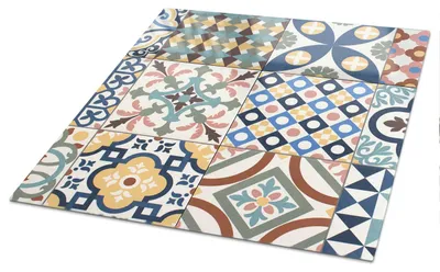 Produktbild von Bedruckte Glas Tischplatte 100x60 cm – Glas Tischplatte Küche – Tischplatte aus Sicherheitsglas – Glasplatte für Küchentisch – Moderne Tischplatte Glas – Dekorative Glastischplatte – Pflegeleichte Tischplatte Küche – Mosaikmuster