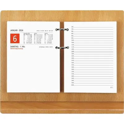 Zdjęcie produktu dla Zettler 609873 Stojak na kalendarz bez bloku - 24 x 18,5 cm, jasny buk