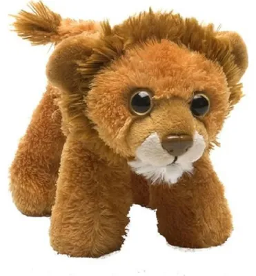 Image de Lion en peluche - 18 cm
