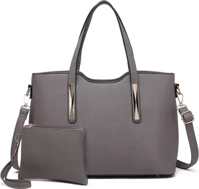 Produktbild von Miss Lulu Damen Handtasche Shopper Schultertasche Set
