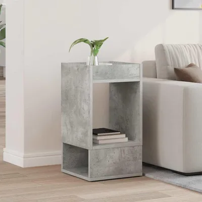 Produktbild von "WINTER SALE"Beistelltisch Wohnzimmer - elegante Design - Sofatisch/Couchtisch - Beton Grau 30x30x56cm Holzwerkstoff - Konsolentische DE9202291