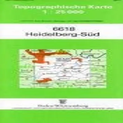 Immagine prodotto di Mappa topografica di Baden-Württemberg Heidelberg-Sud