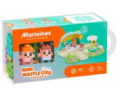 Produktbild von Klocki Waffle mini - Kawiarnia 80 elementów